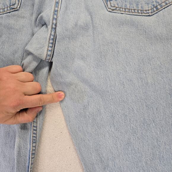 Vtg Levis 550 Jeans Mens 38x32 (35x32) Relaxed Fit Tapered Made in USA Denim 90s - Picture 10 of 14